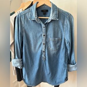 J Crew denim button down